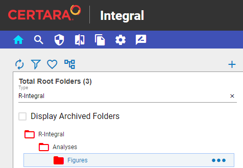 Image of an out of date Integral folder.
